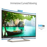 ASUS Curved VA326H 31.5" Full HD 1080p 144Hz HDMI VGA DVI Eye Care Monitor