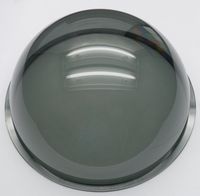 JMX 7 Inch Acrylic Indoor / Outdoor Cctv Blue Camera Dome Housing Security Camera Dome