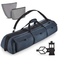 Rhino BagMate Multipurpose Telescope Case - Fits Most Telescopes - 40x10.6x7 inch - Bonus Smart Phone Adapter Included