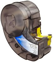 Brady X-131-492 Idxpert and Labxpert 1" Width x 0.5" Height, B-492 Polyester, Semi-Gloss FinishBlack on WhiteLabel (225 per Cartridge)