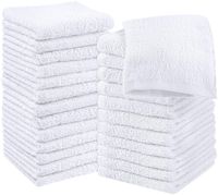 Utopia Towels Cotton Washcloths Set - 100% Ring Spun Cotton, Premium Quality Flannel Face Cloths, Highly Absorbent and Soft Feel Fingertip Towels (Pack of 24)