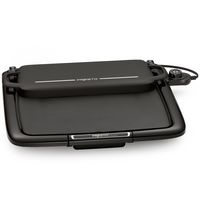 Presto 07023, W/WARMING RACK Griddle, 14" x 15", Black