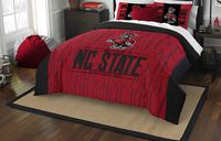 Officially Licensed NCAA North Carolina State Wolfpack Modern Take Full/Queen Comforter and 2 Sham Set