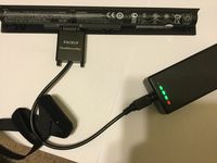 GSPREMIER External battery charger for HP ProBook 450 G3 MO06 MO09 HS03 PI06 HSTNN-LB0W battery and more ( BATTERY IS NOT INCLUDED)