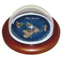Flat Earth Map Dome Display Model