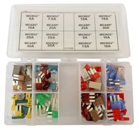 Littelfuse 00940570ZXA Micro2, Micro3, MCase Fuse Commercial Assortment, 135-Piece (Pack of 135)