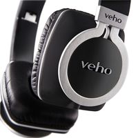 Veho VEP-008-Z8 Designer Aluminum Headphones with Detachable Flex Cord System and Folding Design