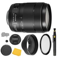 Canon EF-S 18-135mm f/3.5-5.6 IS Nano USM Lens + UV Filter + Collapsible Rubber Lens Hood + Lens Cleaning Pen + Lens Cap Keeper + Cleaning Cloth - 18-135mm IS Nano USM - International Version