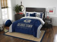 Officially Licensed NCAA Georgetown Hoyas Modern Take Full/Queen Comforter and 2 Sham Set