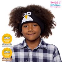 Snuggly Rascals (V2 Kids Headphones - Headphones for Kids - Comfortable, Adjustable & Volume Limited - Great for Travel & Children'S Tablets & Smartphones - for Girls & Boys - Fleece - Penguin
