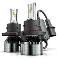 Marsauto 9008/H13 LED Headlight Bulbs, 12000LM M2 Series Led Hi/Lo Beam Conversion Kit with Fan, Csp Chip Canbus Ready 6000K Xenon White