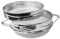 VIVO Stainless Steel Honey Strainer Double Sieve | Bee Keeping Equipment Filter (BEE-V101H)