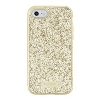 kate spade new york Glitter Case with Bumper for iPhone 7 - Exposed Glitter Gold/Gold
