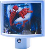 Jasco  Marvel Ultimate Spider-Man Light-Sensing LED Night Light, Red/Blue, 13377