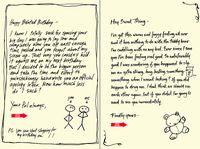 Quiplip Handwritten Yours Truly Birthday Cards, 6-Pack (YT05156PCK)