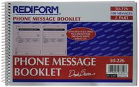 Rediform Desksaver While You Were Out, 5.5 x 4 inches, 2 per Page, 100 Messages (50226)