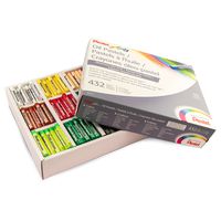 Pentel Arts Oil Pastels, 432 Piece Classroom Size Pack (PHN-12CP), Assorted