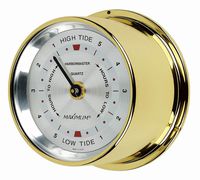 Harbormaster Tide Clock - Silver Dial