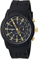 Diesel Unisex Diesel ON Armbar Hybrid Smartwatch Black Silicone,Model (DZT1014)