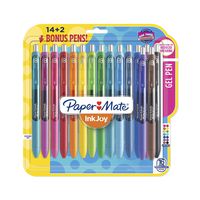 Paper Mate InkJoy Gel Pens, Medium Point, Assorted Colors, 16-Count