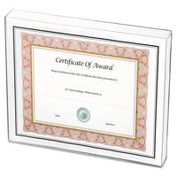 Nu-Dell 8.5 x 11 Inches  Box Photo Frame / Sign Holder Un-Frame, Clear