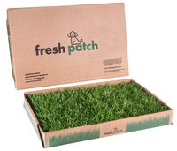 Fresh Patch Standard - Real Grass Pee and Potty Training Pad for Dogs Under 15 Pounds - Indoor and Outdoor Use - 16 Inches x 24 Inches