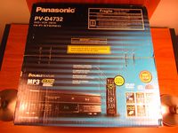 Panasonic PV-D4732 Double Feature VHS VCR Recorder DVD Combo Player