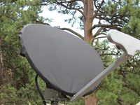 Satellite Dish Cover for DIRECTV Slimline - Color Gray