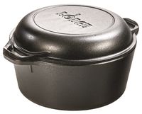 Lodge L8DD3 Cast Iron Dutch Oven, 5 qt
