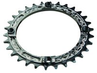 RaceFace 104mm Single Chain Ring, Black, 30T 9/10/11 Speed