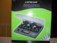 Battery Organizer With Built-in Tester in Enercell