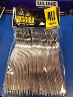 Silver-Like Upscale Teaspoons-40ct