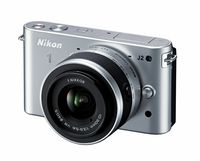 Nikon 1 J2 10.1 MP HD Digital Camera with 10-30mm VR Lens (Silver)