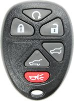 ReplaceMyRemote New 6 Button Keyless Entry Remote Control Car Key Fob Replacement Compatible with Part Number: 22951510, 15913427, 20869057, 22756462 - FCC ID: OUC60270, OUC60220 (Black)