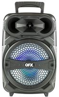 QFX PBX-81 8" Portable Bluetooth Party Speaker with Microphone