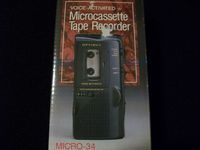 OPTIMUS voice activated Microcassette tape recorder MICRO-34