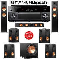Klipsch RP-250F 7.1 Reference Premiere Home Theater System with Yamaha RX-A2060BL 9.2-Ch Network A/V Receiver