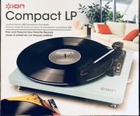ION Compact LP Leather Style USB Conversion Turntable