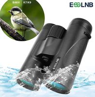 ESSLNB Compact Binoculars for Adults 8X42 IPX7 Waterproof Binoculars BAK4 Roof Prism Binoculars for Bird Watching Hunting