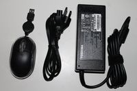 Toshiba Genuine 19V 6.32A 120W AC Adapter For Toshiba Notebook. Bundle - 3 items: Genuine Brand New Toshiba 19V 6.32A 120W AC Adapter, ElecPower® Power Cord and ElecPower® Optical Mouse - Grey.