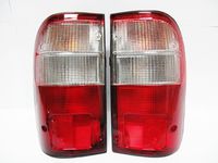 Toyota Hilux Rh Lh Rear Tail Light Lenses Clear Red Lens 1998 - 2002 2wd 4wd