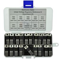 Generic 21 Types Positive & Negative Regulator IC Assorted Kit.