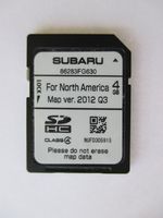 FG630 2014 SUBARU IMPREZA WRX STI 14 SD NAVIGATION CARD , MAP FOR NORTH AMERICA, USA / CANADA PART NUMBER 86283FG630