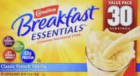 Carnation Breakfast Essentials Complete Nutritional Drink Classic French Vanilla - 30 Servings 2.36 LB