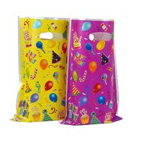 Plastic Party Favor Bags Assorted Colors 48 pcs (Balloon)