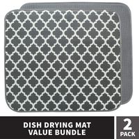 532401 Dish Drying Mat Value Pack, 16" x 18", 2PK