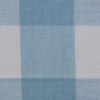 DII Buffalo Check Tabletop Collection, Napkin S/6, Light Blue & White 6 Piece