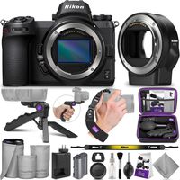 Nikon Z6 Mirrorless Digital Camera Body + Nikon FTZ Mount Adapter with Altura Photo Essential Accessory Bundle