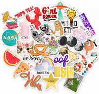 VSCO 30 Pack Vinyl Stickers (Series 2), Cute Vine Stickers, hidroflask Bottles Stickers, chromebook Stickers, Locker Stickers, Hydro Stickers Waterproof, Stickers for chromebooks, Redbubble Decals