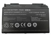 Tinkerpal P150hmbat-8 X710S Replacement Laptop Battery for Clevo 6-87-X710S-4273 6-87-X710S-4271 6-87-X710S-4J72 6-87-X710S-4J7 6-87-X710S-4272 76.96Wh 14.8V-12-Month Warranty